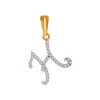 18KT (750) Yellow Gold and Diamond Pendant for Women