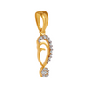 18KT (750) Yellow Gold and Diamond Pendant for Women