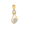 18KT (750) Yellow Gold and Diamond Pendant for Women