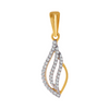 18KT (750) Yellow Gold and Diamond Pendant for Women