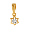 18KT (750) Yellow Gold and Diamond Pendant for Women