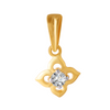 18KT (750) Yellow Gold and Diamond Pendant for Women