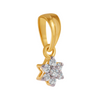 18KT (750) Yellow Gold and Diamond Pendant for Women