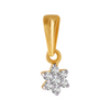 18KT (750) Yellow Gold and Diamond Pendant for Women