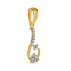 18KT (750) Yellow Gold and Diamond Pendant for Women