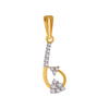 18KT (750) Yellow Gold and Diamond Pendant for Women