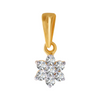 18KT (750) Yellow Gold and Diamond Pendant for Women