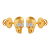 18KT (750) Yellow Gold and Diamond Clip-On Earrings for Women