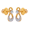 18KT (750) Yellow Gold and Diamond Clip-On Earrings for Women