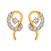 18KT (750) Yellow Gold and Diamond Clip-On Earrings for Women