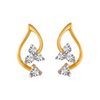 18KT (750) Yellow Gold and Diamond Clip-On Earrings for Women