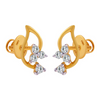 18KT (750) Yellow Gold and Diamond Clip-On Earrings for Women