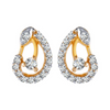 18KT (750) Yellow Gold and Diamond Clip-On Earrings for Women