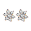 18KT (750) Yellow Gold and Diamond Clip-On Earrings for Women