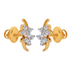 18KT (750) Yellow Gold and Diamond Clip-On Earrings for Women