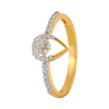 18KT (750) Yellow Gold and Diamond Ring for Women