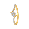 18KT (750) Yellow Gold and Diamond Ring for Women