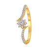 18KT (750) Yellow Gold and Diamond Ring for Women