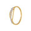 18KT (750) Yellow Gold and Diamond Ring for Women