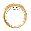 18KT (750) Yellow Gold and Diamond Ring for Women