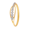 18KT (750) Yellow Gold and Diamond Ring for Women