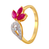 18KT (750) Yellow Gold and Diamond Ring for Women