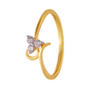 18KT (750) Yellow Gold and Diamond Ring for Women