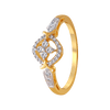 18KT (750) Yellow Gold and Diamond Ring for Women