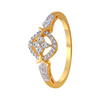 18KT (750) Yellow Gold and Diamond Ring for Women