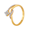 18KT (750) Yellow Gold and Diamond Ring for Women