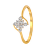 18KT (750) Yellow Gold and Diamond Ring for Women