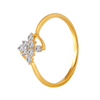 18KT (750) Yellow Gold and Diamond Ring for Women