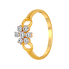 18KT (750) Yellow Gold and Diamond Ring for Women