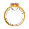 18KT (750) Yellow Gold and Diamond Ring for Women