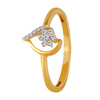 18KT (750) Yellow Gold and Diamond Ring for Women