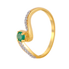 18KT (750) Yellow Gold and Diamond Ring for Women