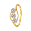 18KT (750) Yellow Gold and Diamond Ring for Women