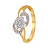 18KT (750) Yellow Gold and Diamond Ring for Women