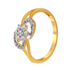 18KT (750) Yellow Gold and Diamond Ring for Women