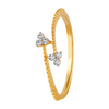 18KT (750) Yellow Gold and Diamond Ring for Women