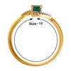 18KT (750) Yellow Gold and Diamond Ring for Women