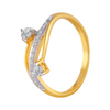 18KT (750) Yellow Gold and Diamond Ring for Women