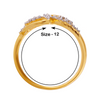 18KT (750) Yellow Gold and Diamond Ring for Women