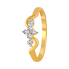 18KT (750) Yellow Gold and Diamond Ring for Women