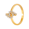 18KT (750) Yellow Gold and Diamond Ring for Women