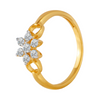 18KT (750) Yellow Gold and Diamond Ring for Women