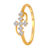 18KT (750) Yellow Gold and Diamond Ring for Women