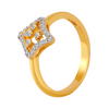 18KT (750) Yellow Gold and Diamond Ring for Women