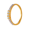 18KT (750) Yellow Gold and Diamond Ring for Women