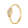 18KT (750) Yellow Gold and Diamond Ring for Women